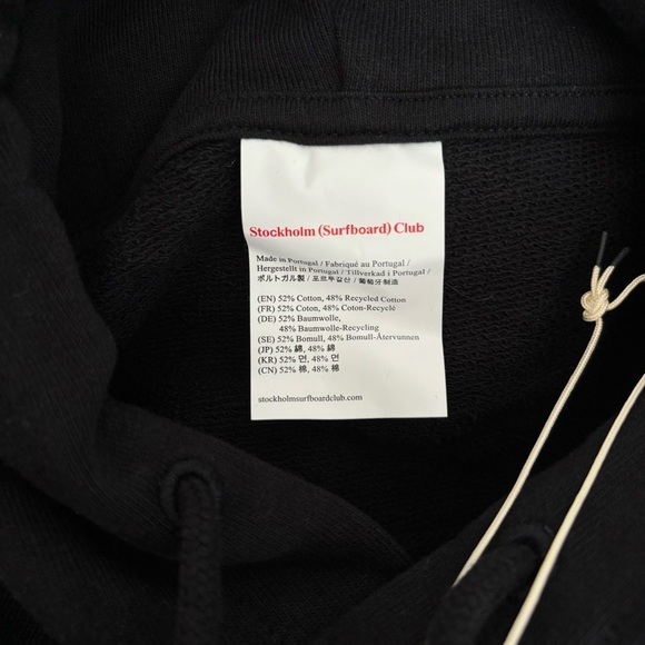 NWT! STOCKHOLM (SURFBOARD) CLUB Bjorn Back Logo Graphic Hoodie Size M - Picture 6 of 7